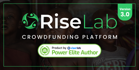 RiseLab v3.0 – Crowdfunding Platform (Nulled)